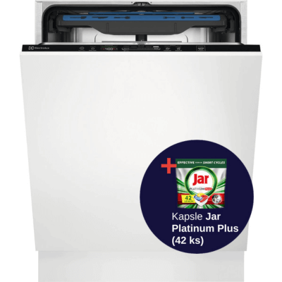 Electorolux vstavané umývačky riadu darček navyše kapsule Jar Platinum Plus
