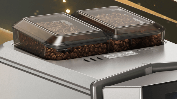 Oddělené zásobníky na kávová zrna pro nejčistší chuť - dualBean System.