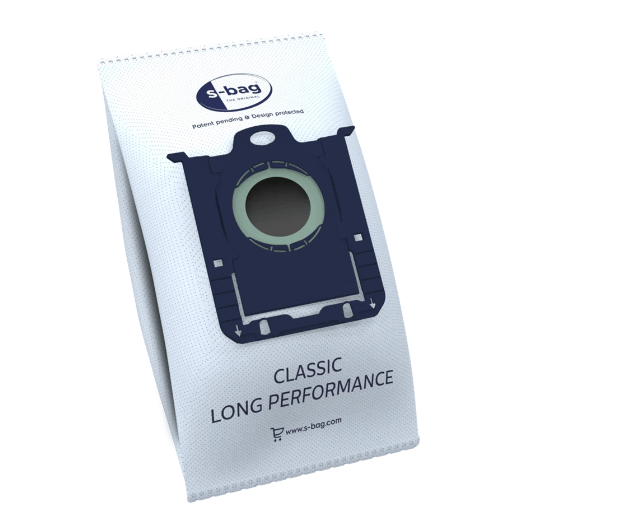 Dlouhotrvající výkon vysávání a bez zanesení díky optimalizovanému sáčku S-Bag