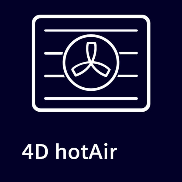 4D horký vzduch: nejlepší výsledky pečení bez ohledu na zvolenou úroveň zasunutí plechu.