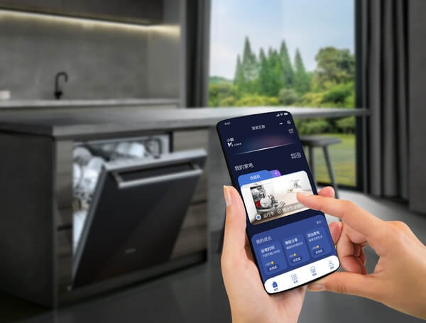 Vzdálené ovládání: jednoduše vyberte a spusťte mycí programy pomocí aplikace Home Connect.