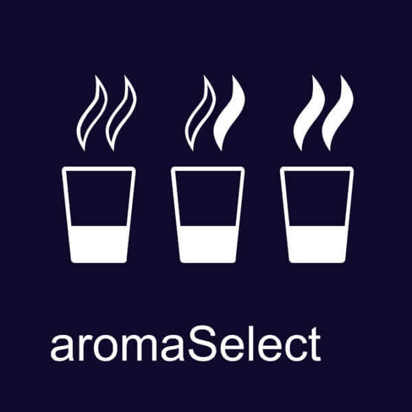 Tri rôzne profily arómy kávy, z ktorých si môžete vybrať podľa vlastnej chuti - aromaSelect