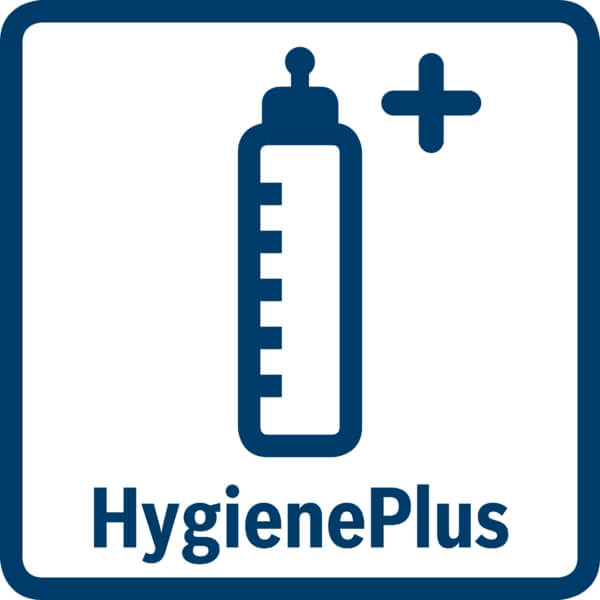 Funkce HygienaPlus: nejvyšší standard v hygienickém mytí