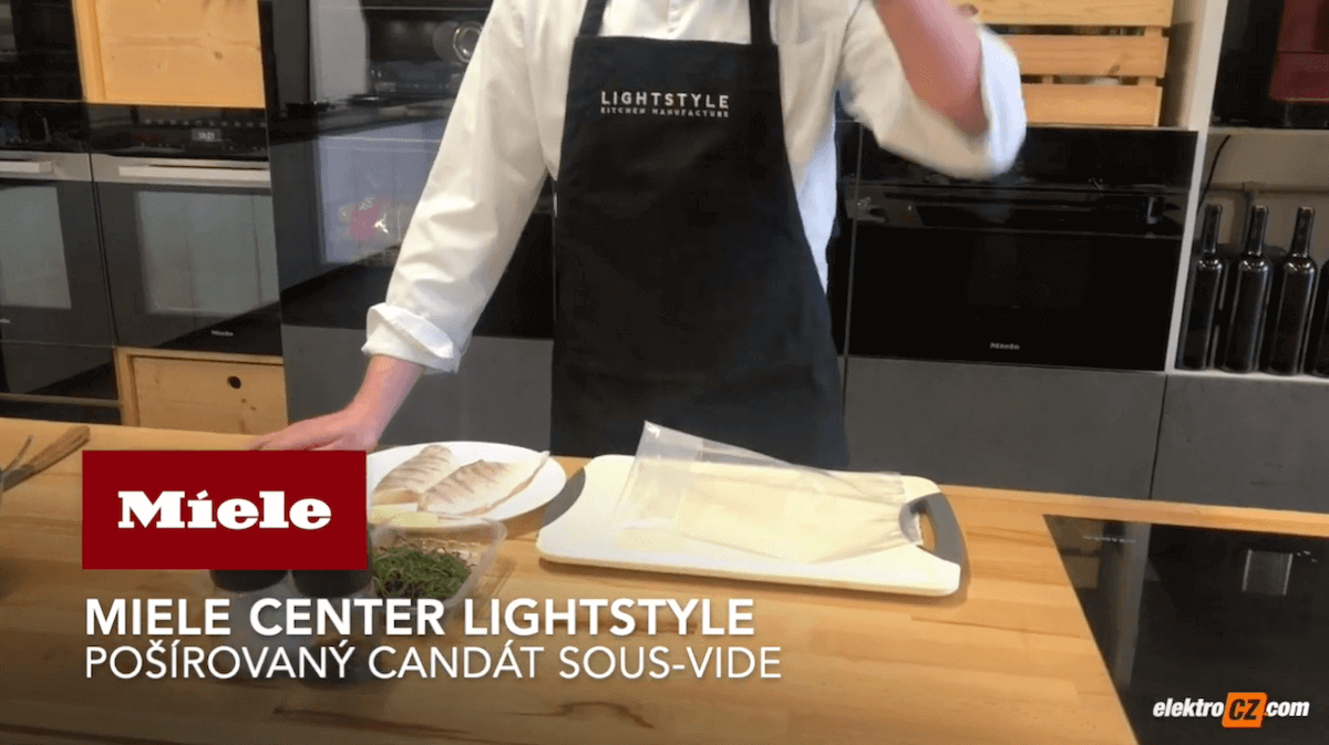 Pošírovaný Candát Sous-Vide se zeleninou a pestem | Miele Center Lightstyle