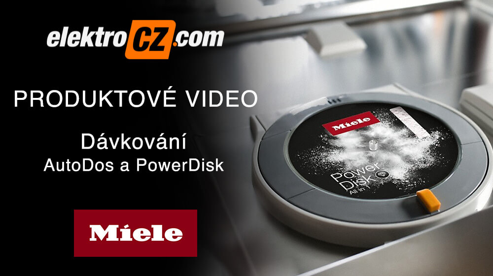 Dávkování AutoDos a PowerDisk u myček nádobí Miele