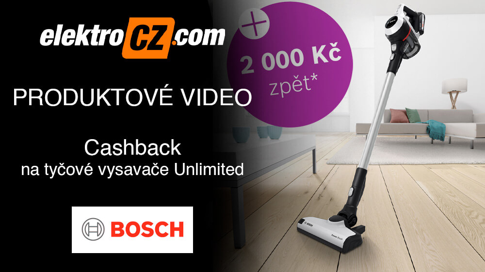 Cashback na tyčové vysavače Unlimited | Bosch