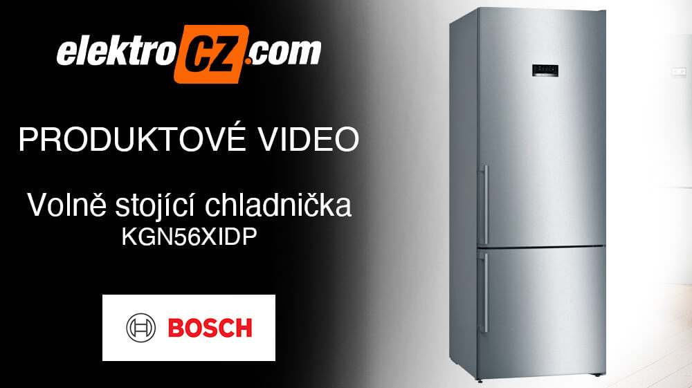 Volně stojící chladnička Bosch KGN56XIDP s technologií NoFrost